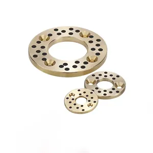Casquillos incrustados de grafito de lubricación sólida JDB para puertas de depósito, buje de puertas de rueda fija, cojinete de puerta de segmento - Product Image 1