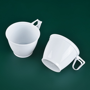 PPプラスチックカップ3032404451オンス透明プラスチックカップ蓋付き大型コーヒーカップ
