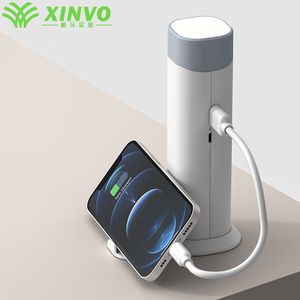 最新多功能可伸缩可充电带移动电源小夜灯便携式台灯led灯 - Product Image 5
