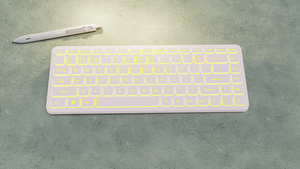 84 <strong>Keys</strong> LED Light up rainbow Backlit <strong>Mini</strong> Gaming Dual Mode 2.4G Wireless BT <strong>Keyboard</strong> for Mobile Gaming - Product Image 3