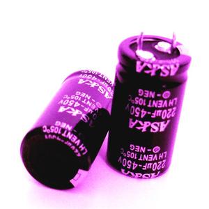 压缩机功率滤波变频器用450V 220UF铝电解电容器不间断电源 - Product Image 3