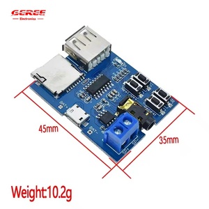 Scheda di decodifica MP3 5V lettore di decodifica Audio modulo Max 3W MP3 formato scheda TF e lettore di decodifica lettore disco U - Product Image 4