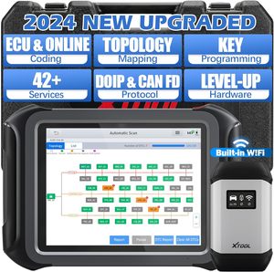 Auto diagnose tool mit bidirektion aler Steuerung und 42 zurücksetzen Schlüssel programmierung DOIP CANFD Topology Vollsystem-ECU-Codierung leser - Product Image 2