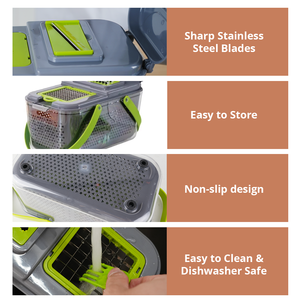 Đa Chức Năng 22 Trong 1 Mới Nhà Bếp Công Cụ Và Tiện Ích Rau Chopper Lụa Dicing Cắt Tằm Khoai Tây Lụa Scraper - Product Image 5