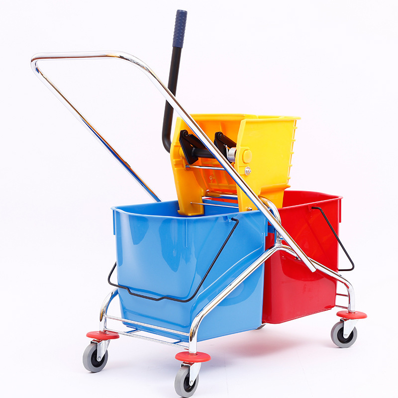 46-liter double-barrel water press cart