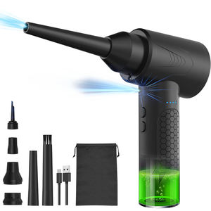 Mini Metal Air Blower 110000Rpm Portable Wireless Rechargeable Multi-Function <strong>Computer</strong> <strong>Keyboard</strong> <strong>Cleaning</strong> Air Duster Jet Fan - Product Image 1