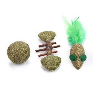Doğal kedi Catnip topları tedavi Pet Catnip oyuncaklar interaktif fareler fare yavru oyuncaklar kediler oynarken temizleme diş oyuncak - Product Image 4