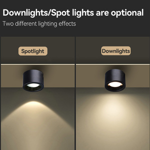 Đèn <span class=keywords><strong>LED</strong></span> âm trần tròn, đèn spotlight <span class=keywords><strong>LED</strong></span>, đèn trần <span class=keywords><strong>COB</strong></span>, đèn ngủ phòng ngủ, bóng đèn AC220-240V 12W 15W 20W 25W 30W - Product Image 4