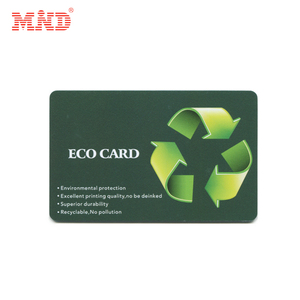 Kunden spezifische CMKY-Druck-Barcode-QR-Code-Bio-PVC-Visitenkarte - Product Image 3