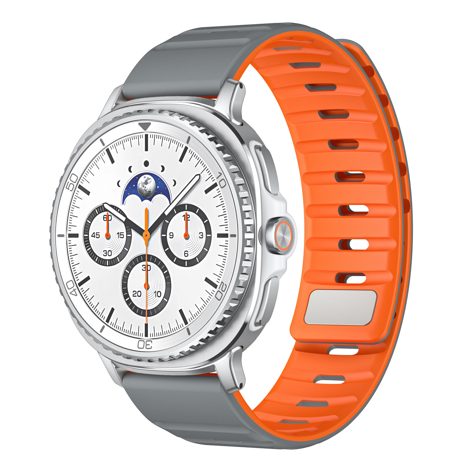 สีเทา + ส้ม