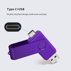 携帯電話ダークグレースイベル2In1ミニメタルUsb 3.0OtgタイプCフラッシュメモリスティックペンドライブペンドライブUsbフラッシュドライブ - Product Image 5