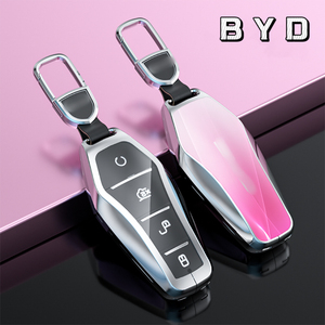 BYD song plus Qin yuan EV için çinko alaşımlı siyah anahtar katlanır anahtar kabuk - Product Image 6
