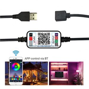 Mini RGB Controller USB DC 5V 12V 24V 6A Konstant spannung PWM 3-Kanal Wireless APP Dimmer für 50502835 LED Strip Lights - Product Image 3