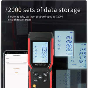 UT325F Termómetro Digital de 4 Canales, Registrador de Datos de Temperatura, Probador de Termopar, Tipo K, J, T, E, R, S, N, Tipo BLVetooth - Product Image 3