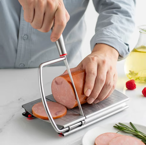 Çok amaçlı kesme aletleri manuel zahmetsiz dilimleme tereyağı kesici makinesi Ham sosis kesici paslanmaz çelik peynir dilimleme - Product Image 3