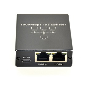 1000Mbps以太网分路器RJ45局域网适配器，适用于2台设备视频分路器和转换器，用于网络共享 - Product Image 6