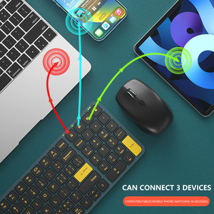 Dual-mode Wireless Dual <strong>Keyboard</strong> Charging Mouse Office <strong>Computer</strong> Mobile Phone Tablet <strong>Keyboard</strong> and Mouse Set - Product Image 5