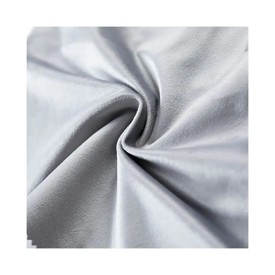 Rideau en polyester super doux haute densité Offre Spéciale, tissu de velours, tissu de laine hollandais pour vêtement