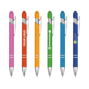 Custom 2-in-1 Capacitive for <strong>Stylus</strong> <strong>Pen</strong> Multi-Function Metal Ball <strong>Pen</strong> with 1.0mm Writing Width Aluminum Screen Logo Engraved - Product Image 3