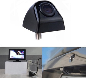 Podofo cámara de visión trasera 170 grados gran angular impermeable HD coche cámara de marcha atrás tornillo Universal 12V