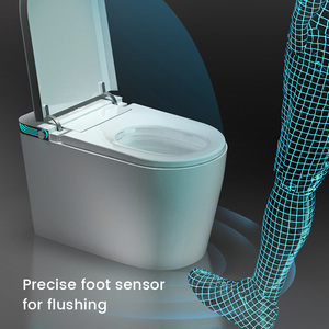 多機能クリーニングと音声制御バスルーム付き電気トイレWcスマートトイレ - Product Image 4
