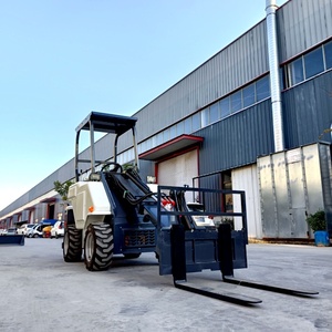 Mini cargadora de ruedas telescópica articulada de 1,5 toneladas del fabricante de China, cargadora de tractor con motor central y componentes de bomba