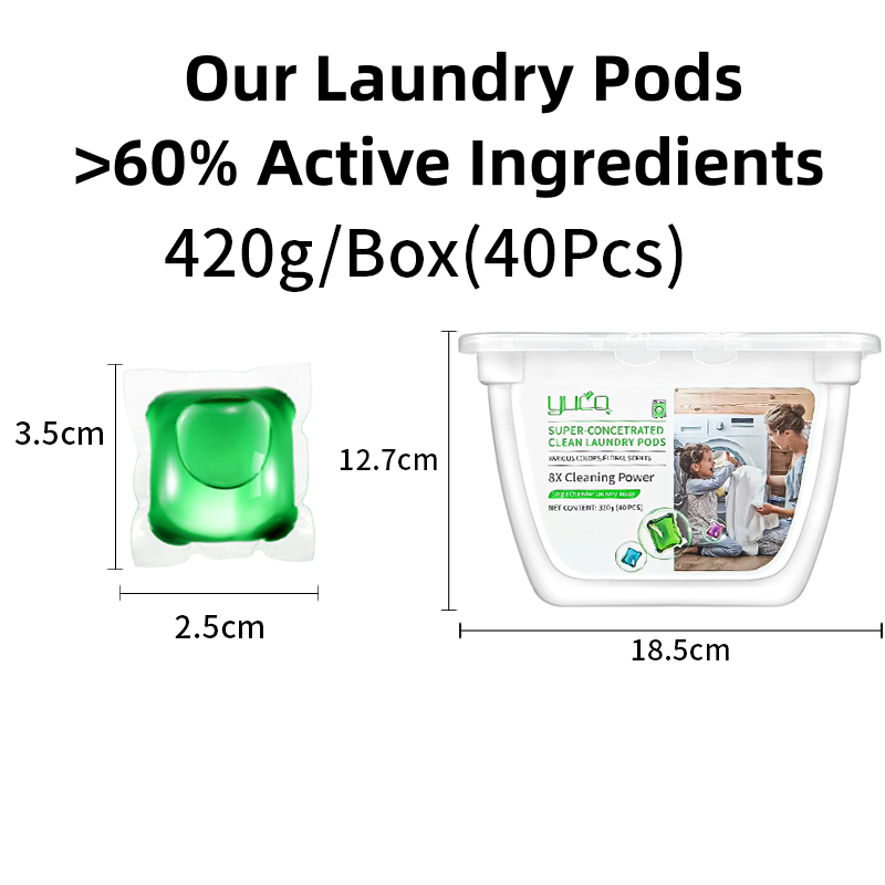 Single Chamber laundry pods