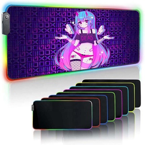 Büyük ofis RGB LED aydınlatma Mouse Pad Mat oyun Gamer Razer oyun Mousepad klavye bilgisayar Anime sümen için CSGO - Product Image 3