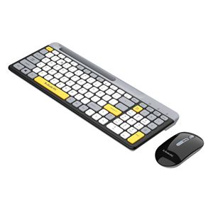Juego de teclado y ratón de modo dual inalámbrico K100 Factory OEM 2,4G con función de soporte para teléfono móvil - Product Image 3
