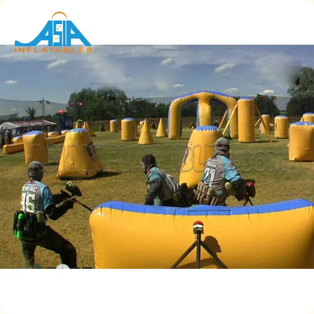 Paintball inflável, bunkers infláveis/infláveis para paintball, barreiras infláveis, tiro ao alvo, para negócios