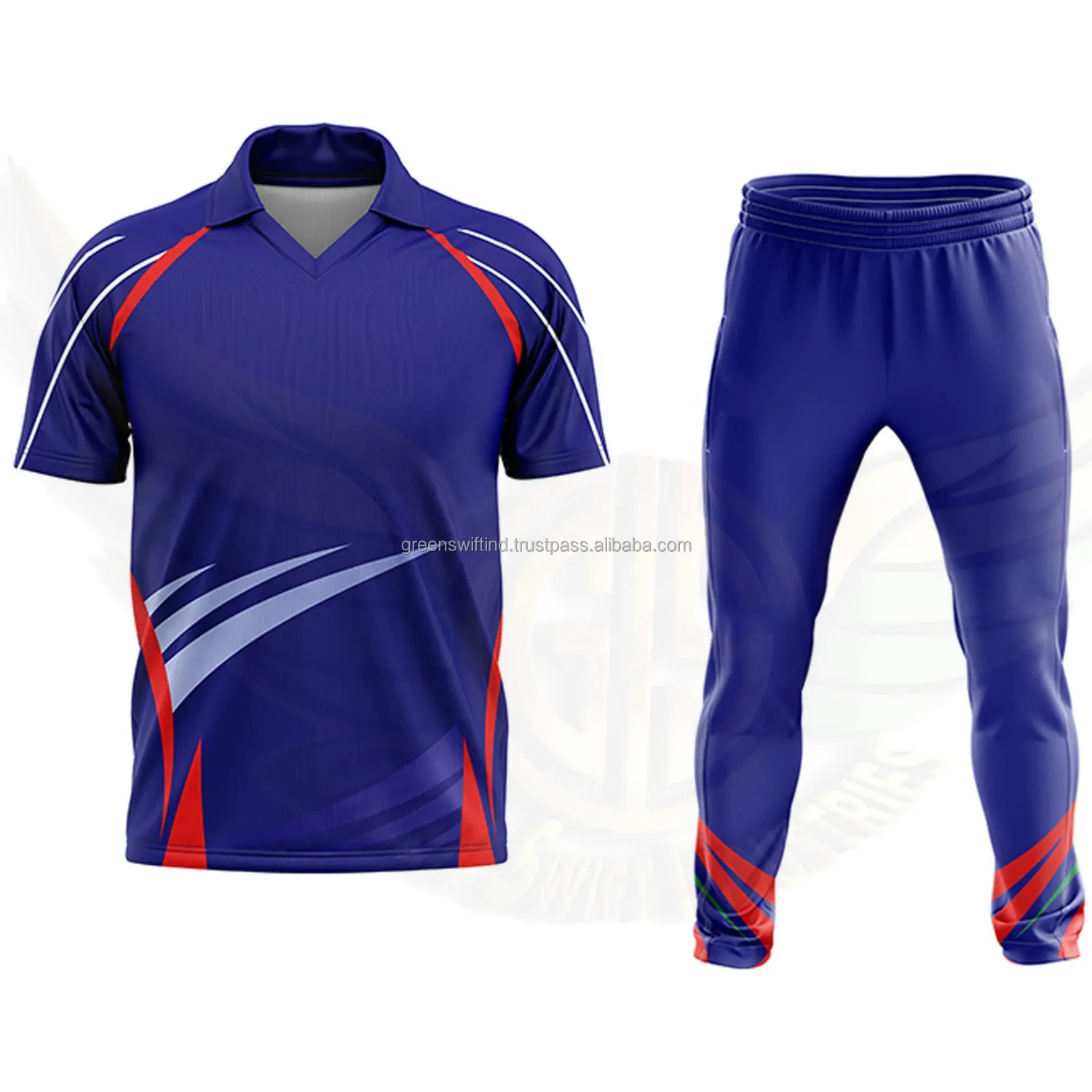 Set di uniformi da Cricket su misura per la vendita di alta qualità nuovo Design sublimato da Cricket