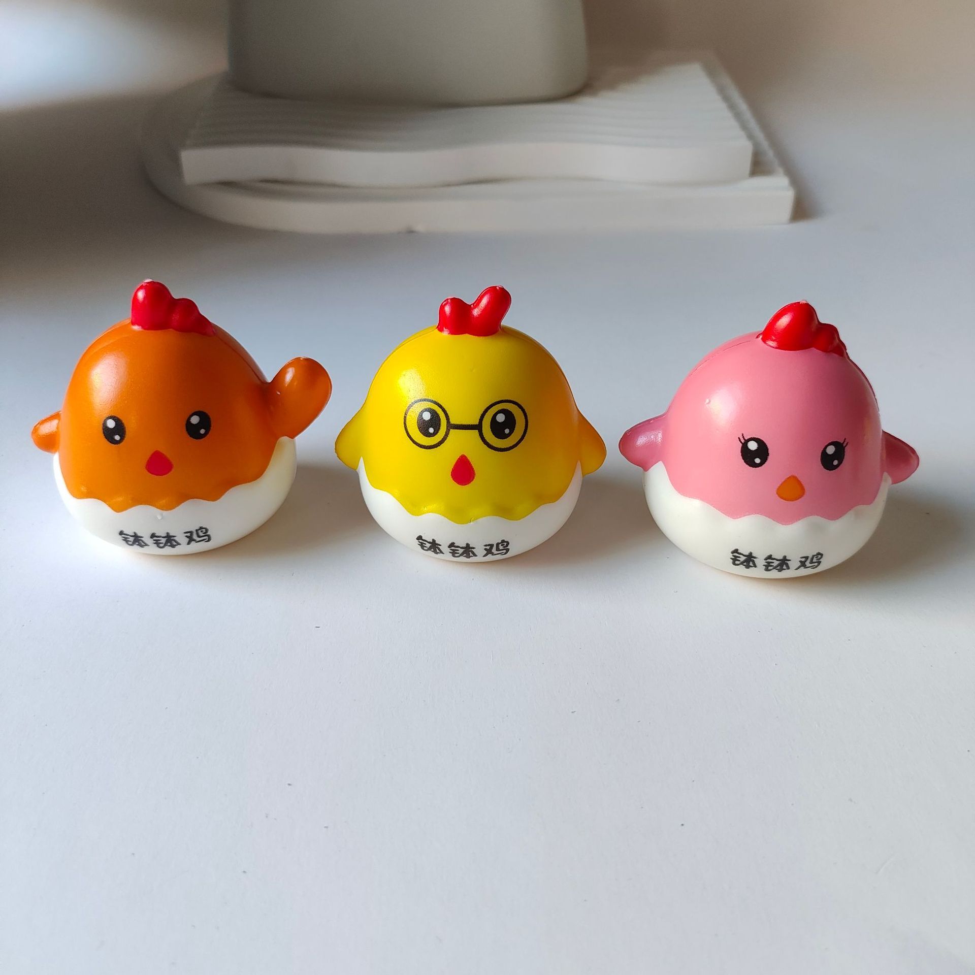 Embalaje de bolsa de malla de pelo mixto de pollo Bobo