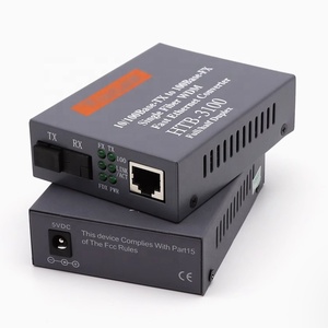 セルフアダプティブ10/100M RJ45 25KM SCポートプラグアンドプレイHTB 3100トランシーバー光ファイバーメディアコンバーターWiFi 4G 3Gネットワーク用 - Product Image 5