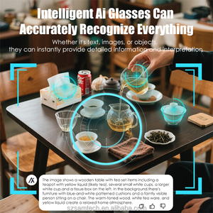 Sáng Tạo <span class=keywords><strong>2025</strong></span> Không Dây Kính AI Nhận Dạng Hình Ảnh 20MP Ảnh Chống Rung Video Ứng Dụng Điều Khiển Cho Người Sáng Tạo Nội Dung Nhiếp Ảnh - Product Image 2