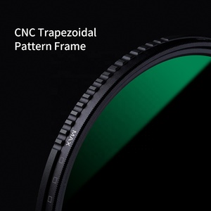 多抵抗コーティング、防水を備えたカメラレンズ用の43mm可変中性密度ND8-ND2000 NDフィルター - Product Image 2