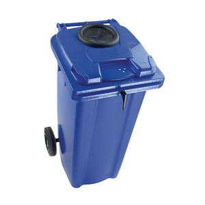 O caixote do lixo plástico do pedal 240L recicla lixeiras recipiente móvel do lixo