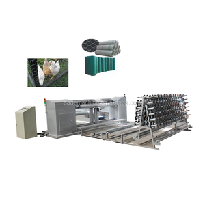 Fully <strong>Automatic</strong> <strong>Hexagonal</strong> Wire Mesh <strong>Netting</strong> Knitting <strong>Machine</strong> Straight and Reverse Twist Used With Core Components Gear Bearing