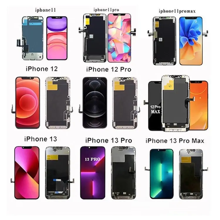 Schermo LCD AMOLED sostituzione del telefono cellulare display lcd per iphone X XR XS MAX 11 cellulare lcd touch screen digitalizzatore