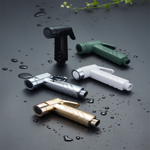 Holmineハンドヘルドトイレビデ噴霧器アクセサリーステンレス鋼ハンドビデ蛇口バスルームハンドスプレーシャワーヘッドセット