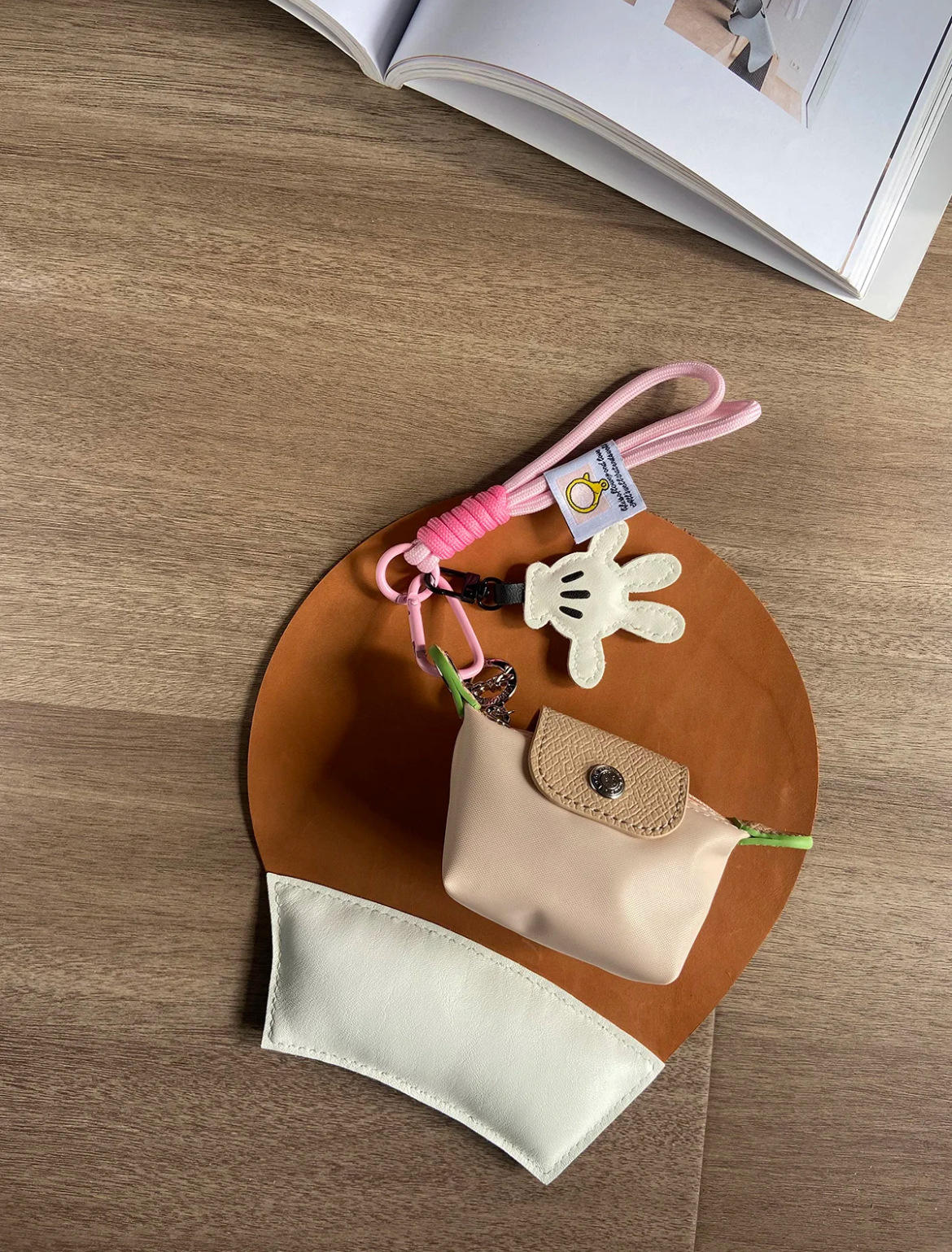 zero wallet lotus powder-gift strap