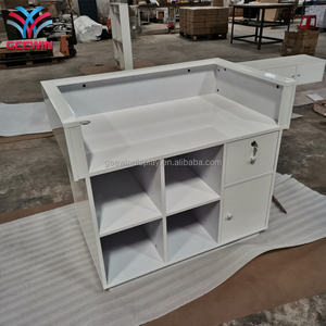 现代流行零售店木制定制收银台柜台设计 - Product Image 3