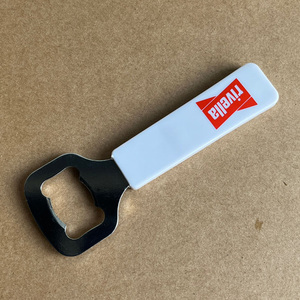 באיכות גבוהה פלסטיק פותחן בירה פלסטיק קלאסי לוגו מותאם אישית פלסטיק פותחן בקבוק מתכת - Product Image 6