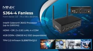 Factory MINIX RIC-SJ64 Fanless Industrial Mini PC Intel J6412 with <strong>Windows</strong> 11 Pro 8G 256G 4xCOM Mini <strong>Computer</strong> J6412 - Product Image 4