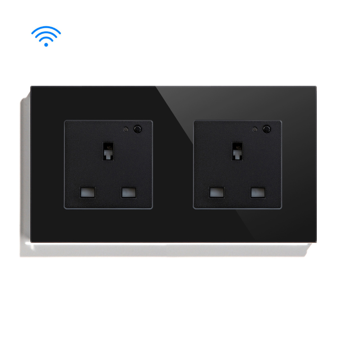 Double prise intelligente Zigbee standard britannique
