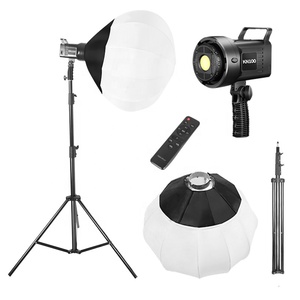 カーネル100W150W200WLEDビデオフィルライト写真スタジオ照明キットランタンソフトボックスランプBowensキット - Product Image 2
