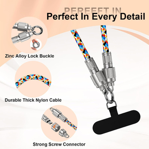 New Trending 60W PD Fast Charge <strong>USB</strong> Type C Cord Bracelet <strong>2</strong> in <strong>1</strong> Mobile Phone Lanyard Charging Data Cable Factory Price - Product Image 3