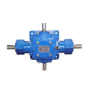 T 系列 4 路斜角小斜齿减速机 90 度变速箱 - Product Image 1