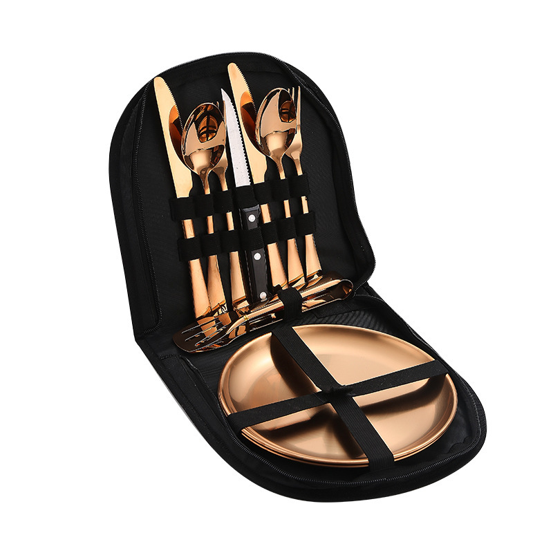 Rose Gold Double Set (Black Cloth Bag)