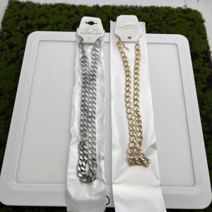 10k 14k 18k 22k 24k katı altın zincir tasarımları altın zincir tasarım kübalılar Miami Goldcuban zinciri - Product Image 2