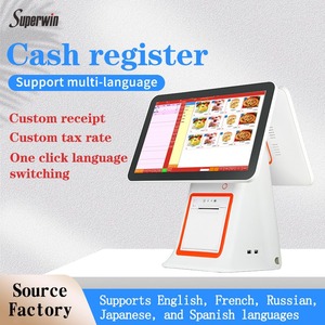 15.6 Inch Dual Touch Screen Cash Register POS Windows/Android <strong>All</strong> in <strong>One</strong> Pos Terminal System <strong>for</strong> Retail <strong>Shop</strong> with Printer - Product Image 3
